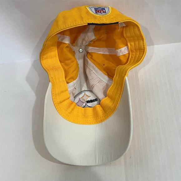 Pittsburgh Steelers Reebok Yellow Flex Fit Hat L/XL NFL Cap - Picture 7 of 8
